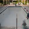 After, commercial pool, white plaster, tile, safety grip coping